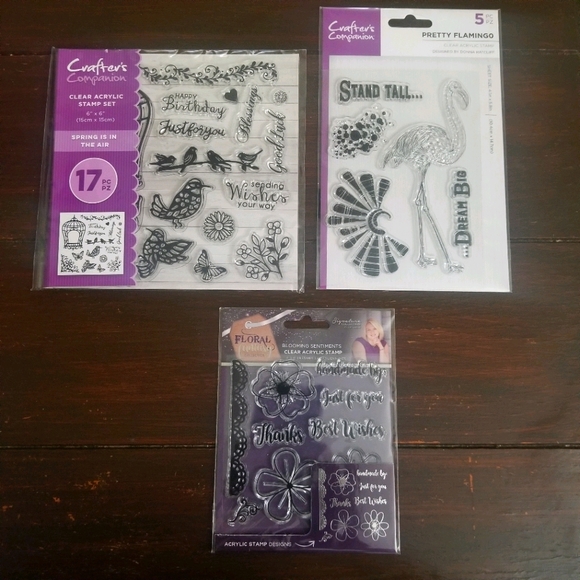 Crafter's Companion Various Stamps Bundle - Picture 1 of 5